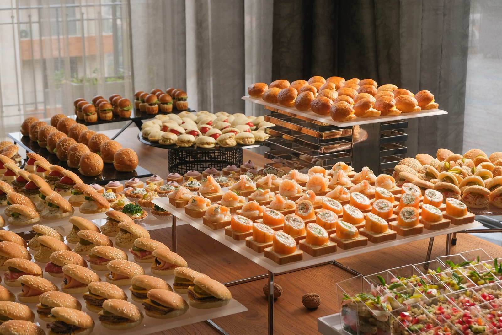 Kaakat Gourmet catering spread